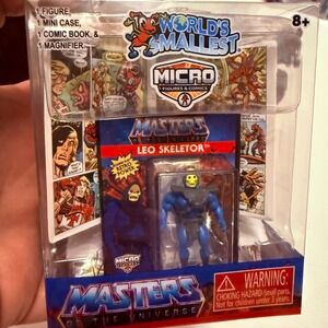 Super Impulse MOTU Leo Skeletor Kids OS Blue New World's Smallest Micro Figure